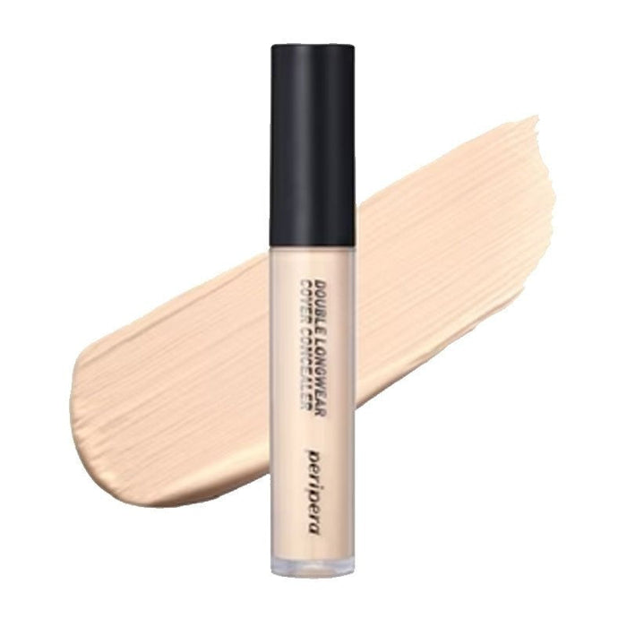 Peripera. Double Longwear Cover Concealer 5.5g [01W Pure Ivory] | Lady Bonita | Korean beauty NZ