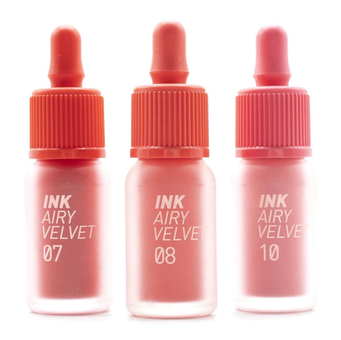 Peripera. Ink Airy Velvet Lip Tint 4g [#26 Apricot Peach] | Lady Bonita | Korean beauty NZ