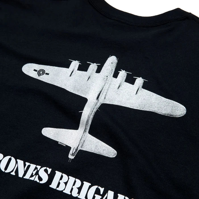 Powell Peralta Bones Brigade Bomber Black S/s Shirt