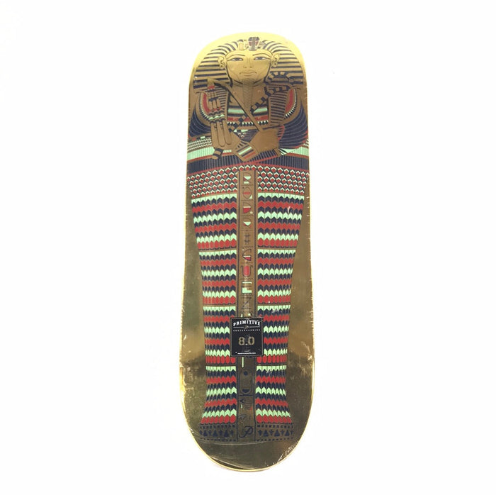 Primitive Paul Rodriguez Sarcophagus Gold 8.0 Skateboard Deck