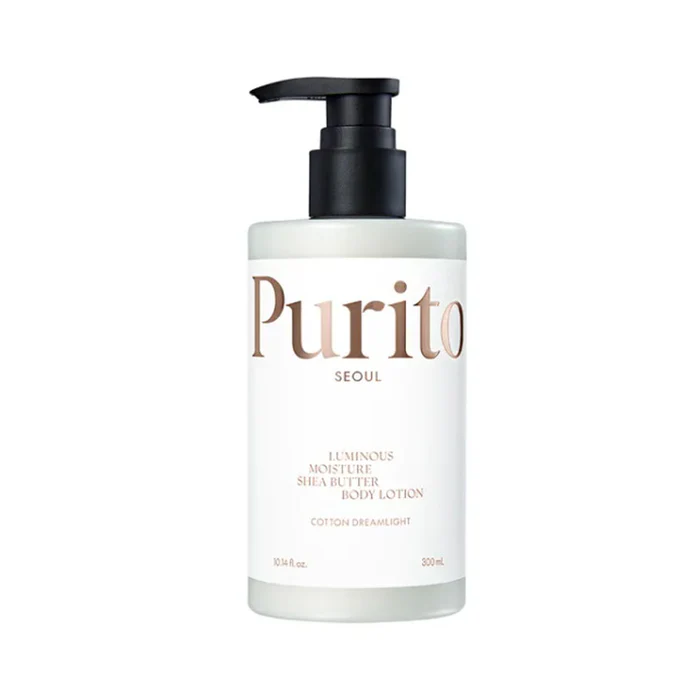 Purito Seoul. Luminous Moisture Shea Butter Body Lotion Cotton [Dreamlight] | Lady Bonita | Korean beauty NZ
