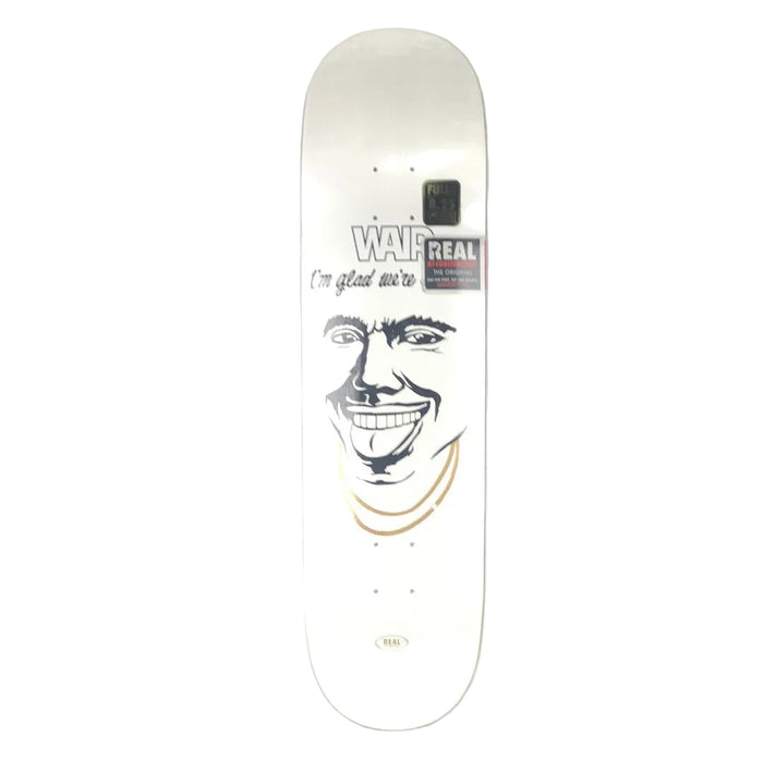 Real Ishod Wair Face White/Black 8.25'' Skateboard Deck