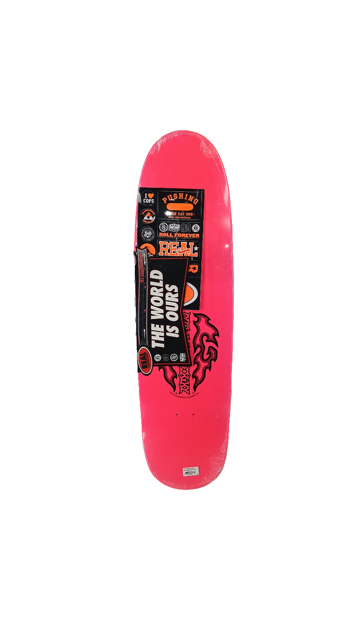 Real Tommy Guerrero Hot Butterknife Street Chicken Edition 2015 Pink Dipped Orange Blue Size 9.3 Shaped Vintage NOS Deck