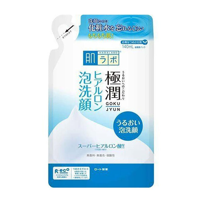Rohto. Hada Labo Goku-Jyun Hyaluron Cleansing Foam Refill 140ml