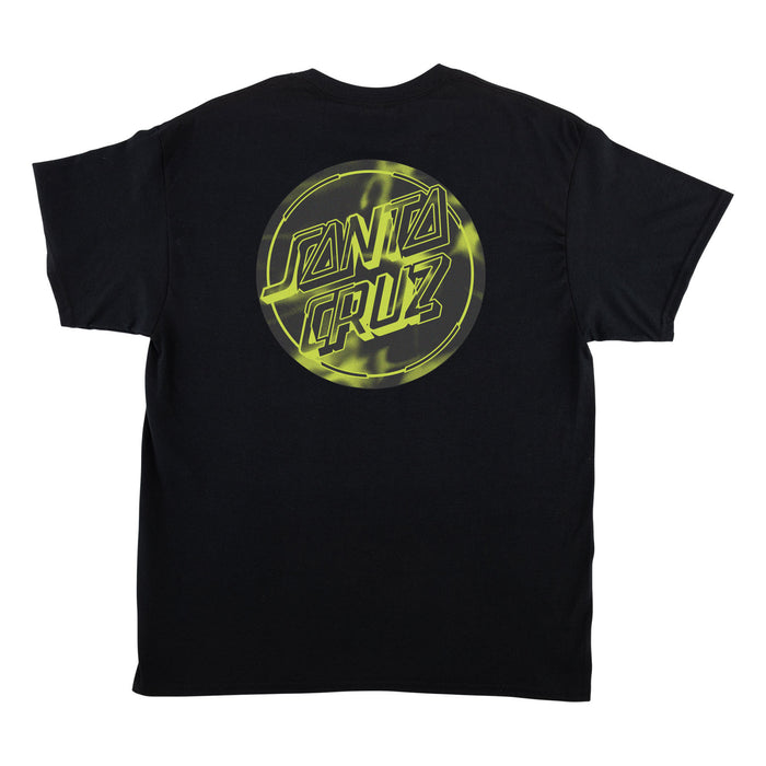 Santa Cruz Acid Cloud Dot Black S/s Shirt