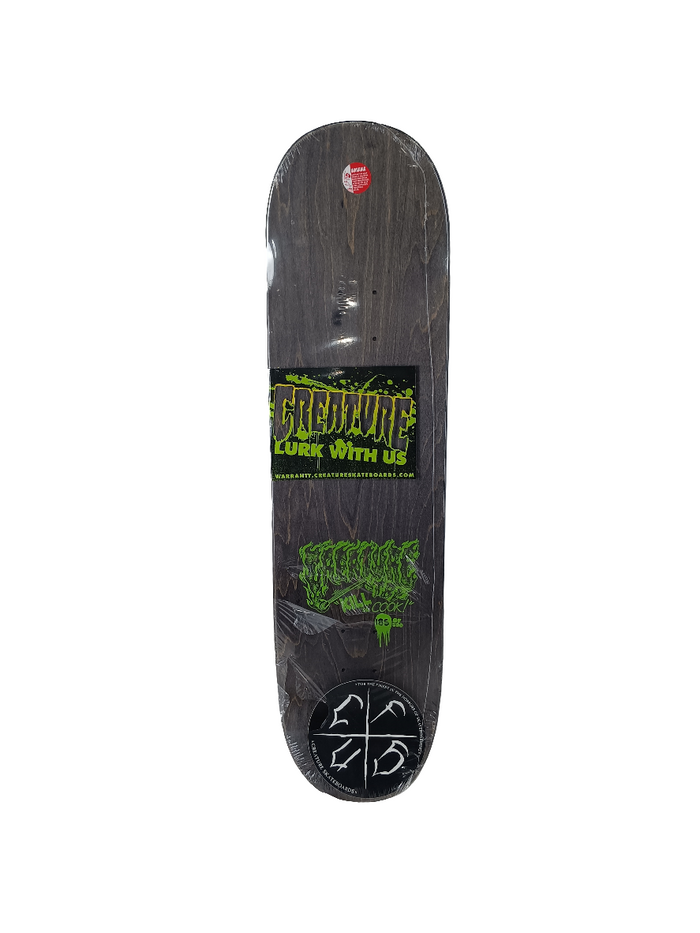 Santa Cruz Gore Kebab Black Green Size 8.6" Vintage NOS Deck