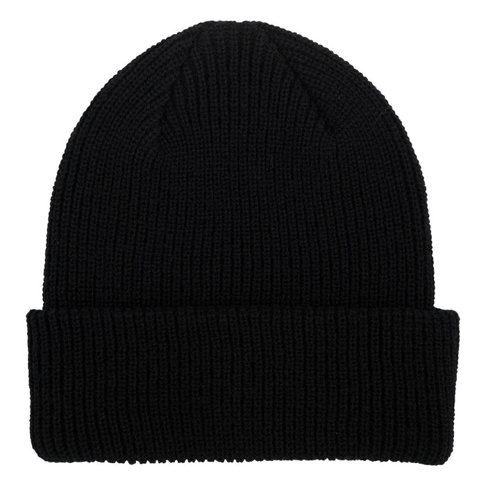 Santa Cruz Label Long Shoreman Black Beanie