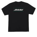 Santa Cruz Wired Flame Dot Crackle Black Heavyweight S/s Shirt