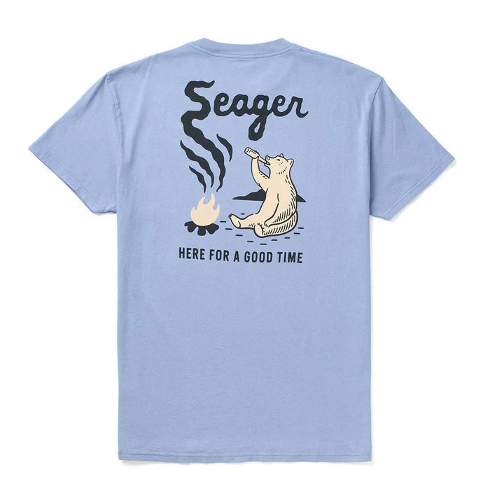 Seager Smokey Faded Denim S/s Shirt