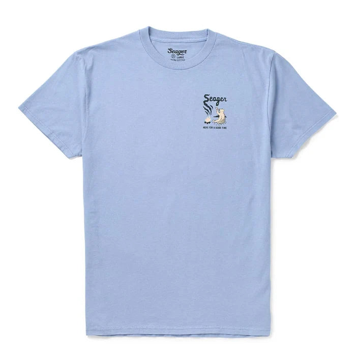 Seager Smokey Faded Denim S/s Shirt