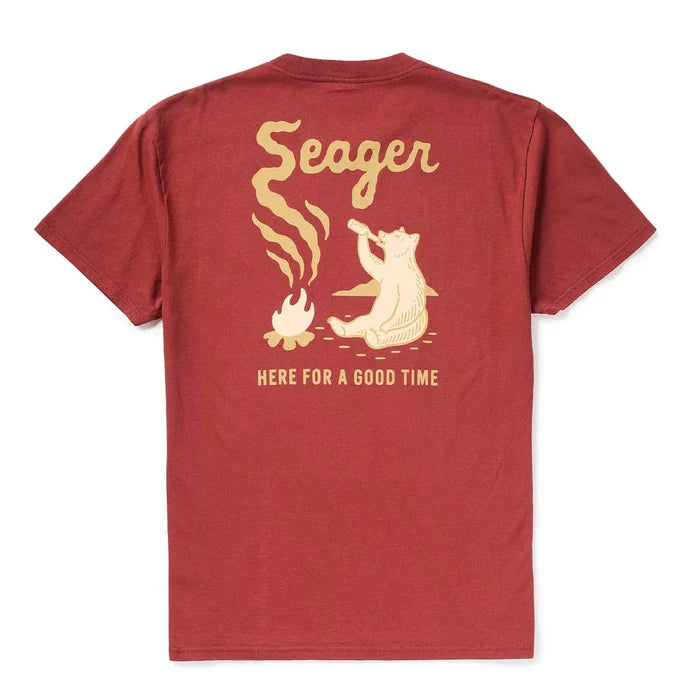 Seager Smokey Roasted Red S/s Shirt
