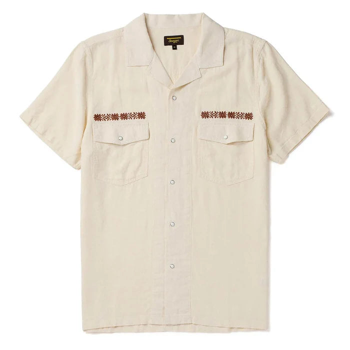 Seager Whippersnapper White Wash S/s Button Up Shirt
