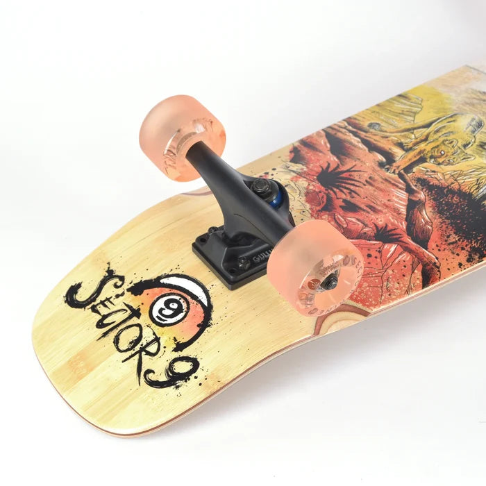 Sector Nine Bamboozler Patrol 31.5" x 8.625" Cruiser Complete