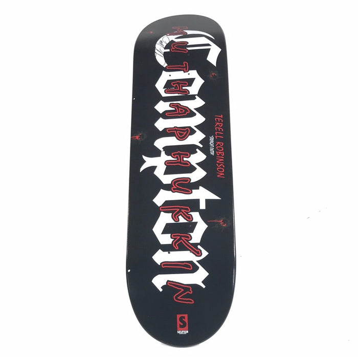 Selfish Terell Robinson Straight Outta Compton Black 8.25" Skateboard Deck