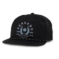 Sendero No Luck Black 5 Panel Unstructured Snapback Hat