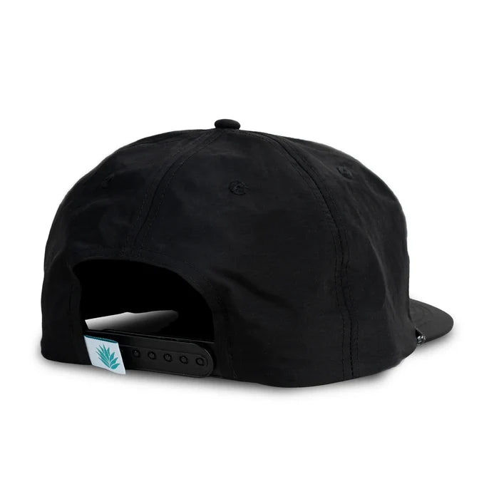 Sendero No Luck Black 5 Panel Unstructured Snapback Hat