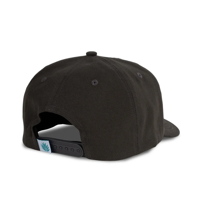 Sendero Real Western Black 5 Panel Unstructured Snapback Hat