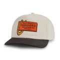 Sendero Real Western Cream 5 Panel Unstructured Snapback Hat