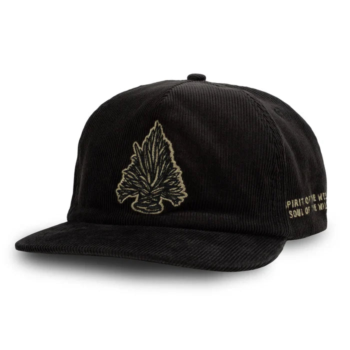 Sendero Senderohead Black 5 Panel Unstructured Snapback Hat