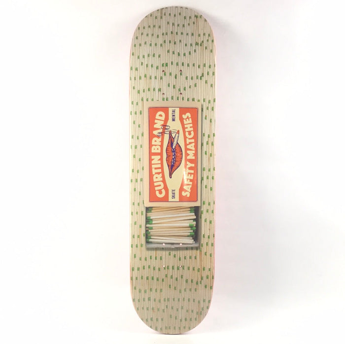 Skate Mental Jack Curtin Matches Wood/Green 8.25" Skateboard