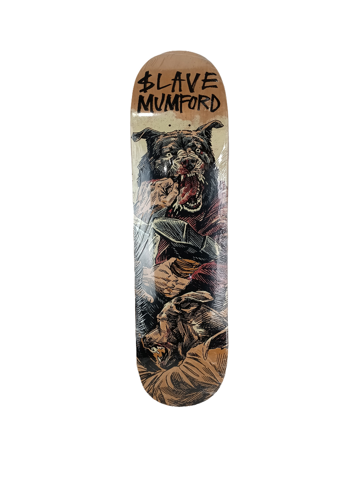 Slave Matt Mumford Dog Eat Dog Brown Tan Black Size 8.3 Vintage NOS Deck