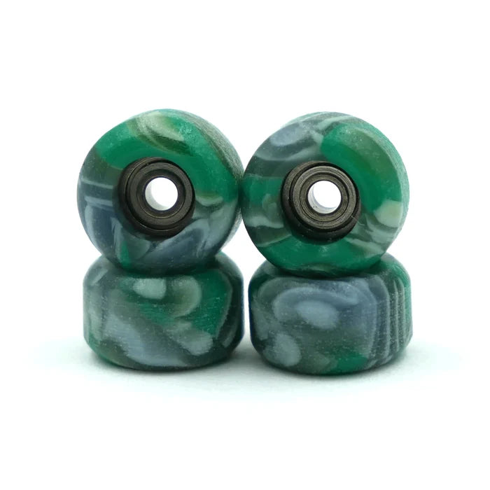 Slushcult Grom Swirl Wheels - Green