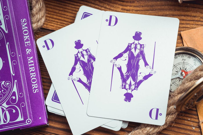 Smoke & Mirrors v9 (Purple) Playing Cards