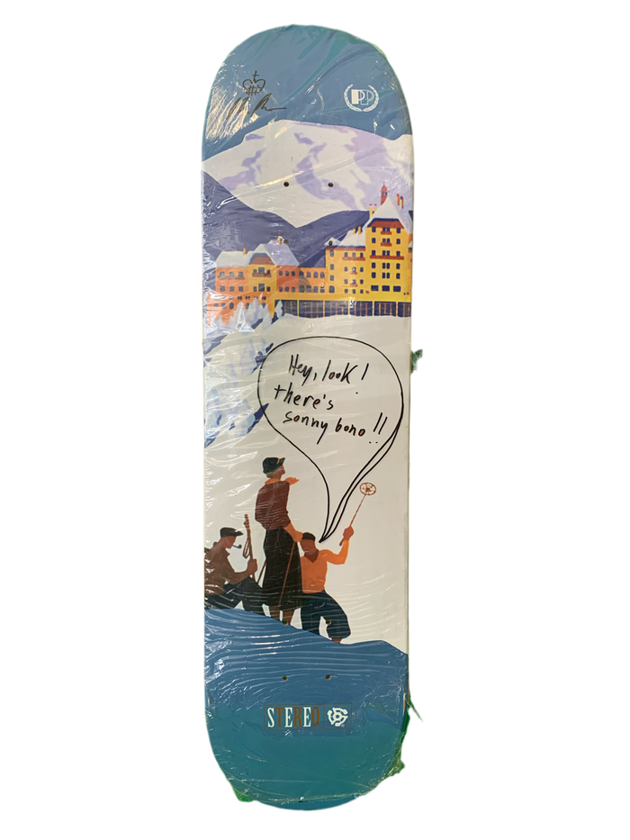 Stereo Artist Series by Christ Pastras Signed 8" Classic Skateboard Deck