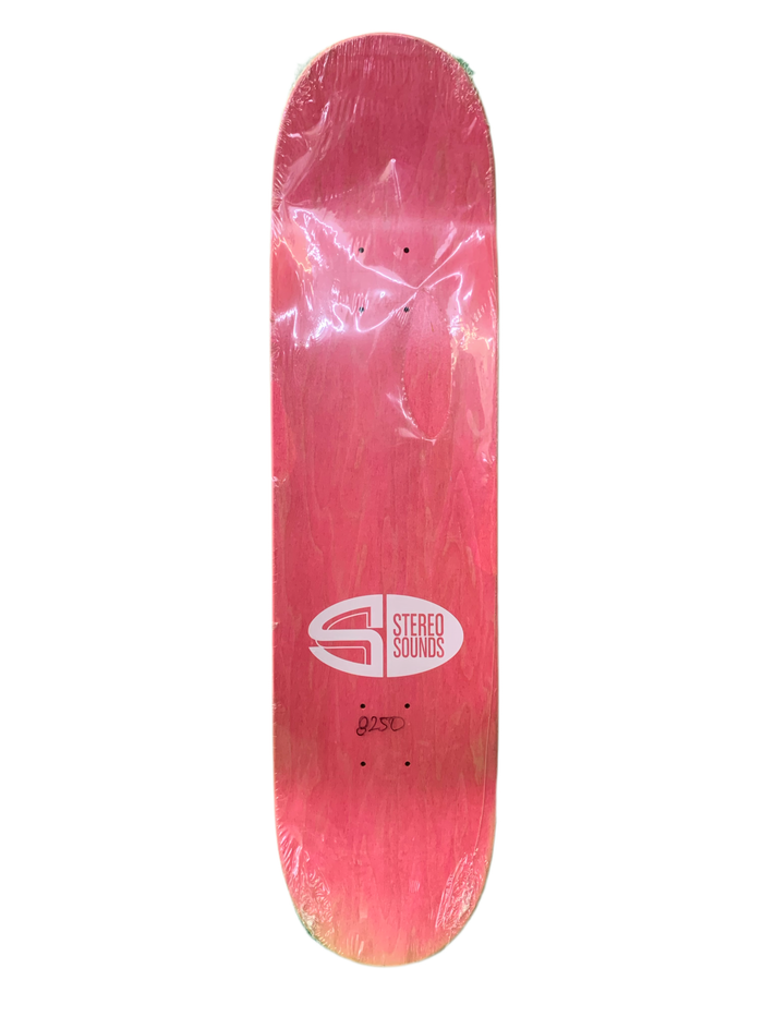 Stereo Team Logo Orange 8.25" Classic Skateboard Deck