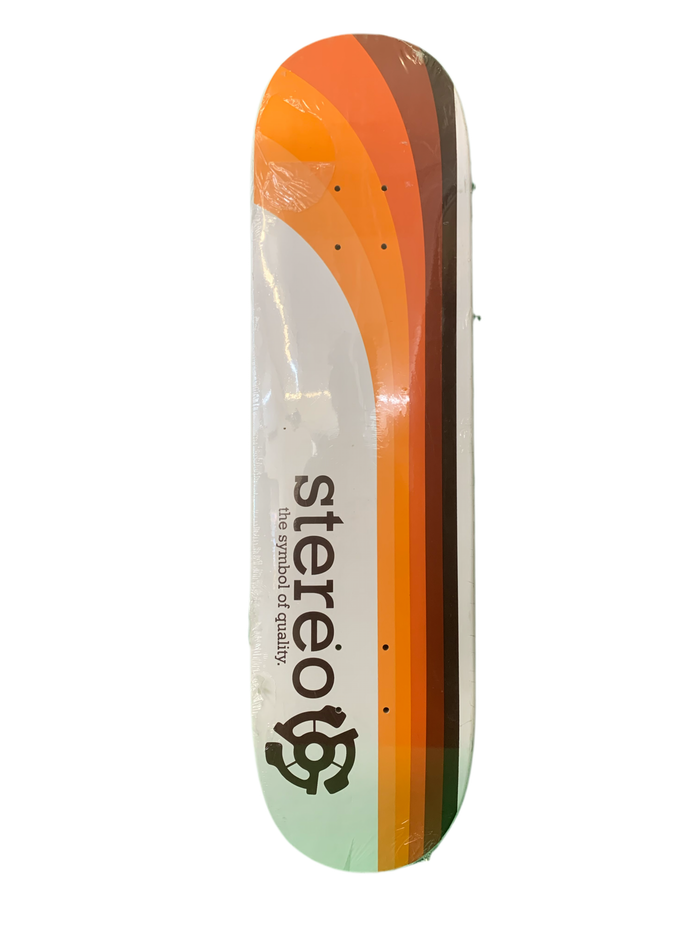 Stereo Team Orange Hues 8" Classic Skateboard Deck