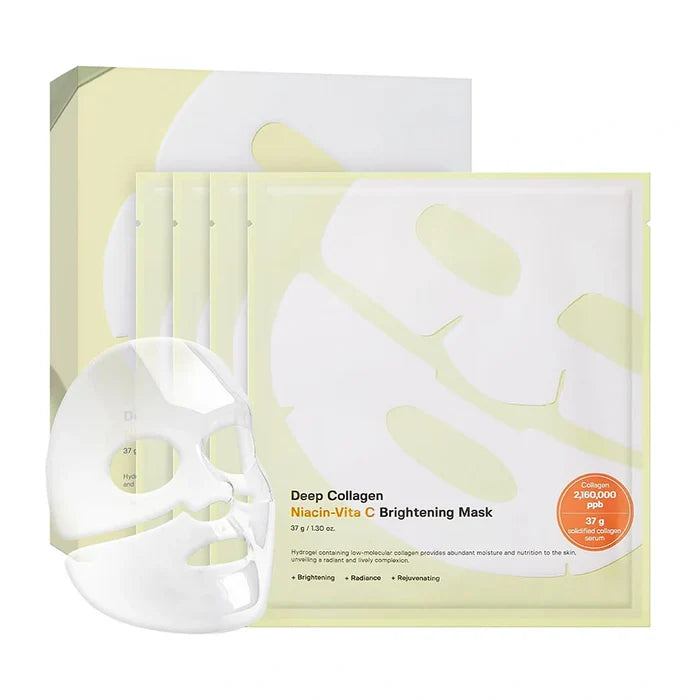 Sungboon Editor. Deep Collagen Niacin-Vita C Brightening Mask 37g [1 Box (4 Sheets)] | Lady Bonita | Korean beauty NZ