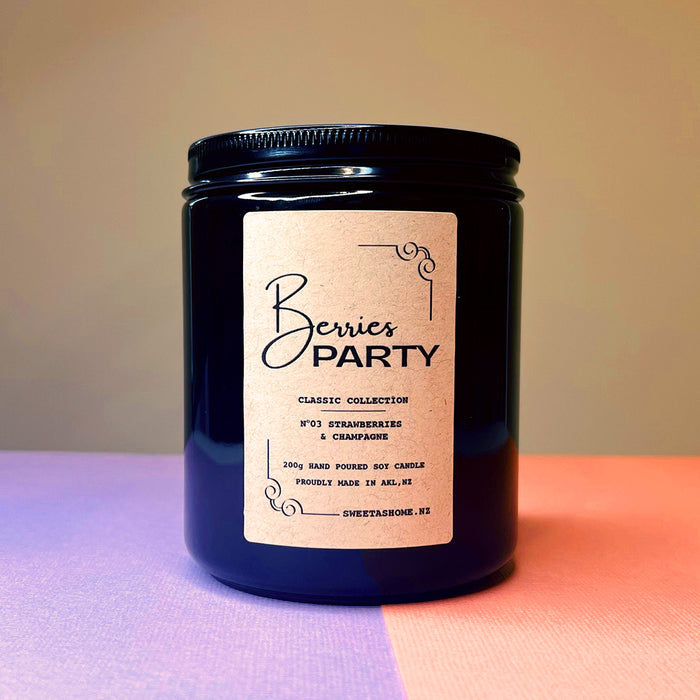 Sweet as Home Berries Party (Strawberries & Champagne) Soy Wax Scented Candle