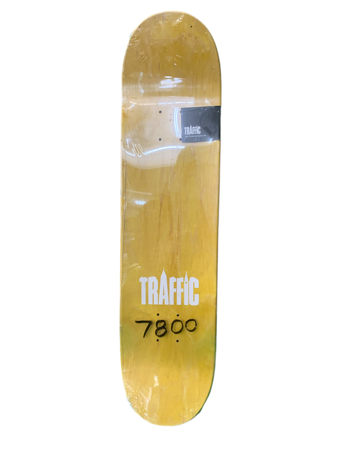 Traffic Yoshihiro "Deshi" Omoto Scroll 7.8" CLassic Skateboard Deck