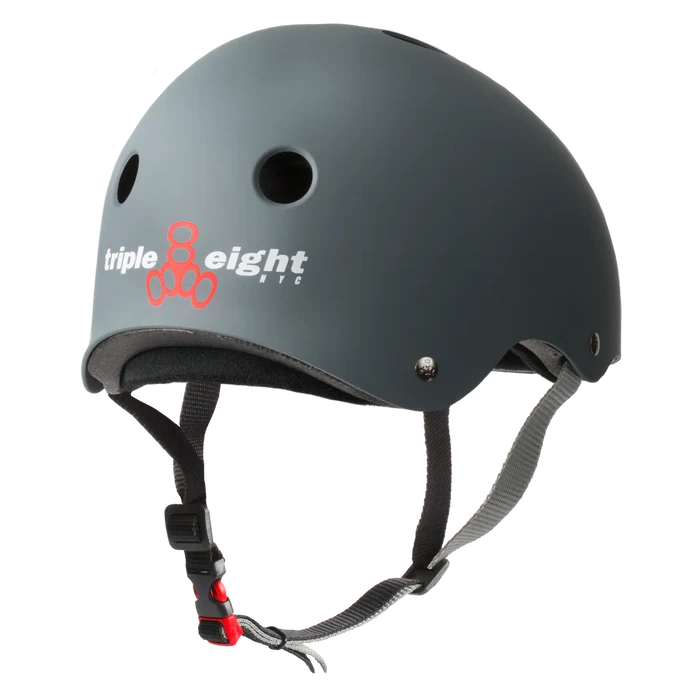 Triple Eight "The Certified Sweatsaver" Carbon Matte Helmet