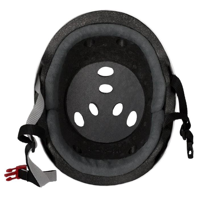 Triple Eight "The Certified Sweatsaver" White Matte Helmet