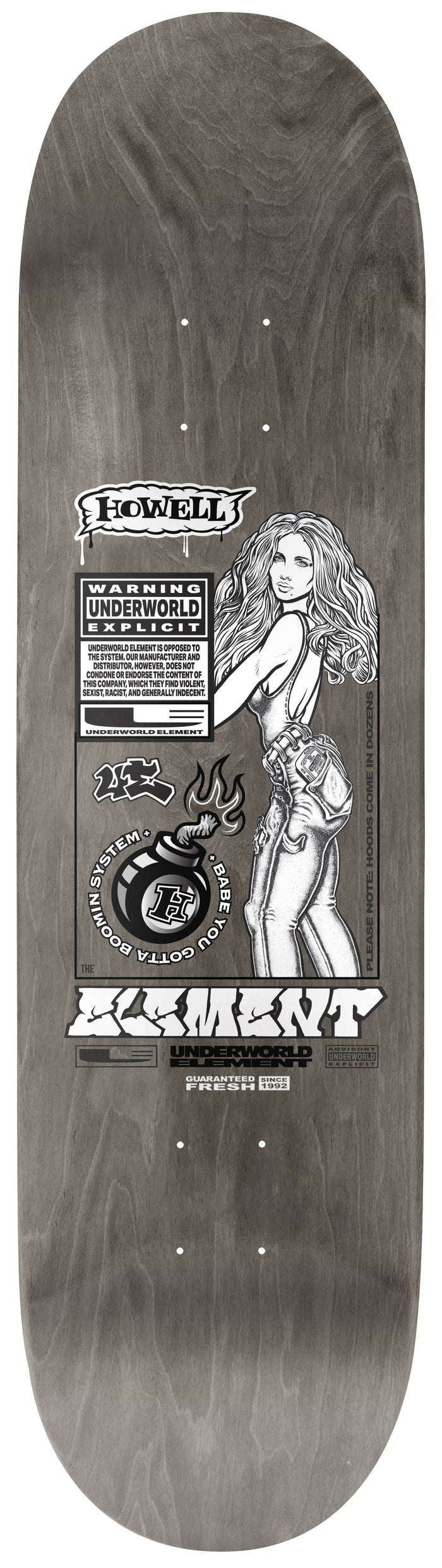 Underworld Element Andy Howell Boomin System EX7 Skateboard Deck