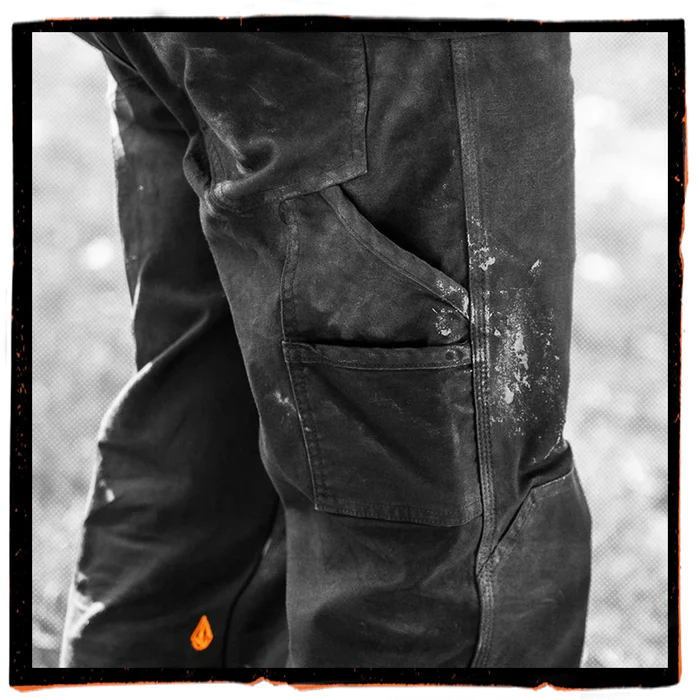Volcom Caliper II Relaxed Black Work Pant