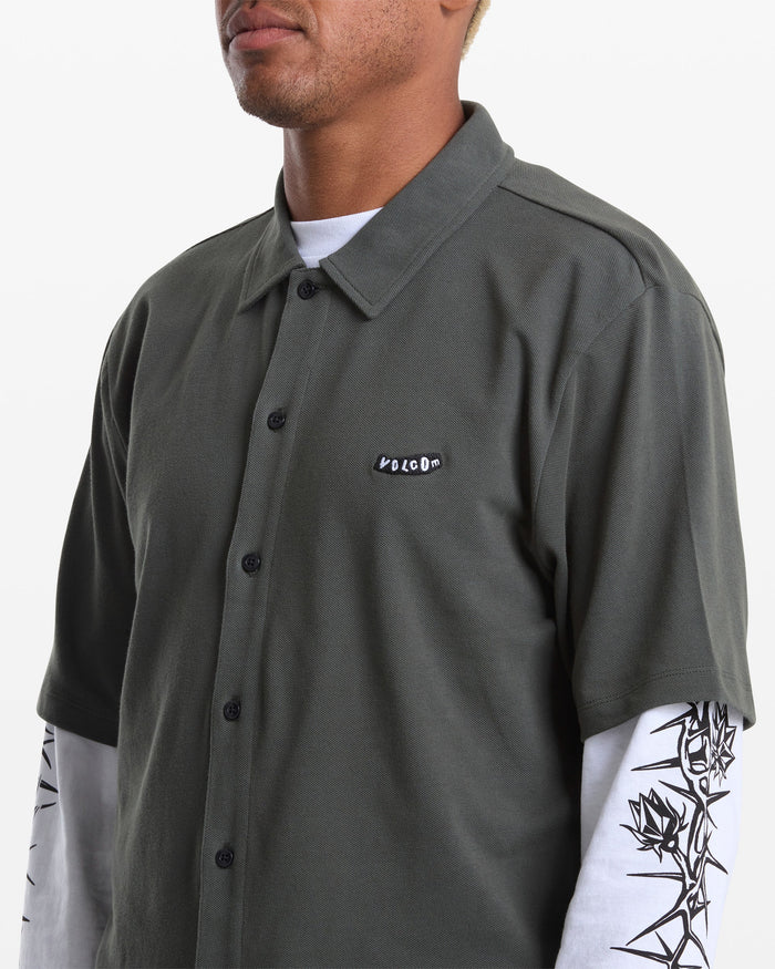 Volcom Chavo Castlerock Button Down S/s Shirt