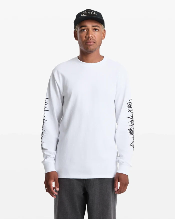 Volcom Die By The Stone White L/s Shirt