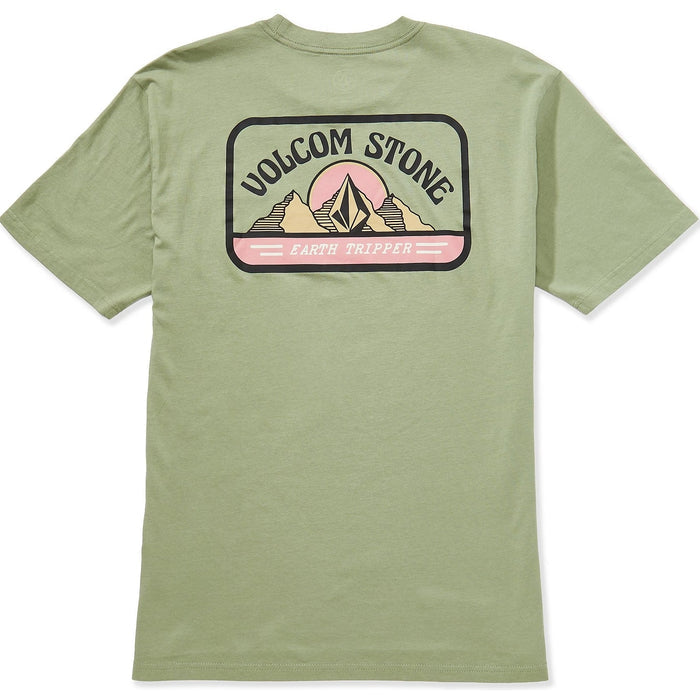 Volcom Great Divide Olive Green S/s Shirt