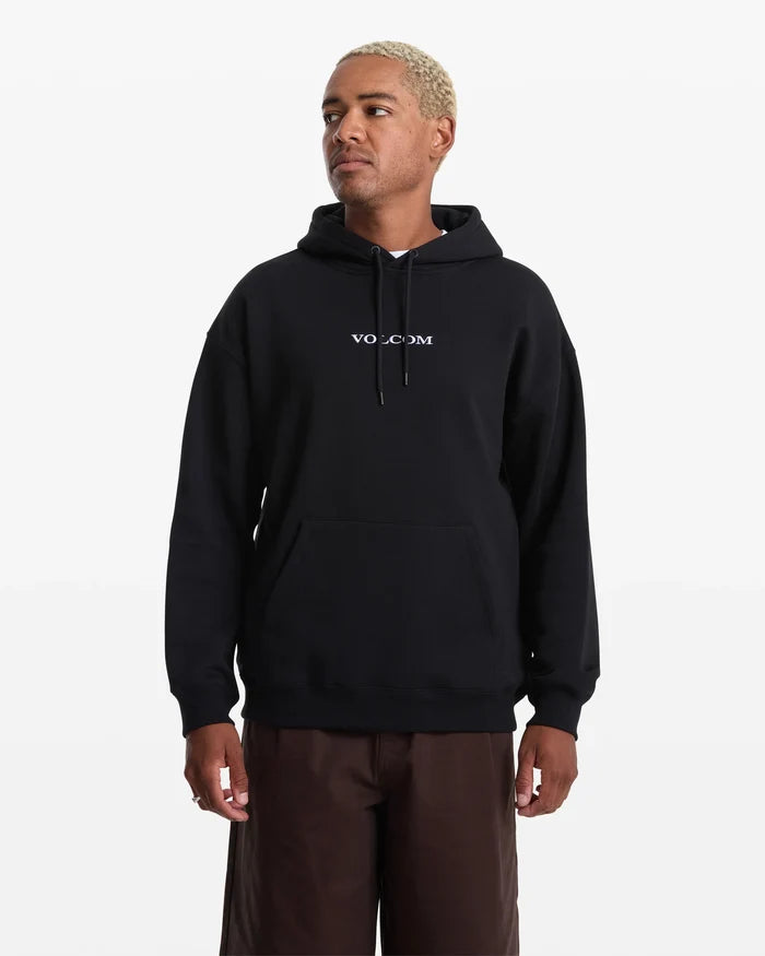 Volcom Stone Black Pullover Hooded Sweatshirt