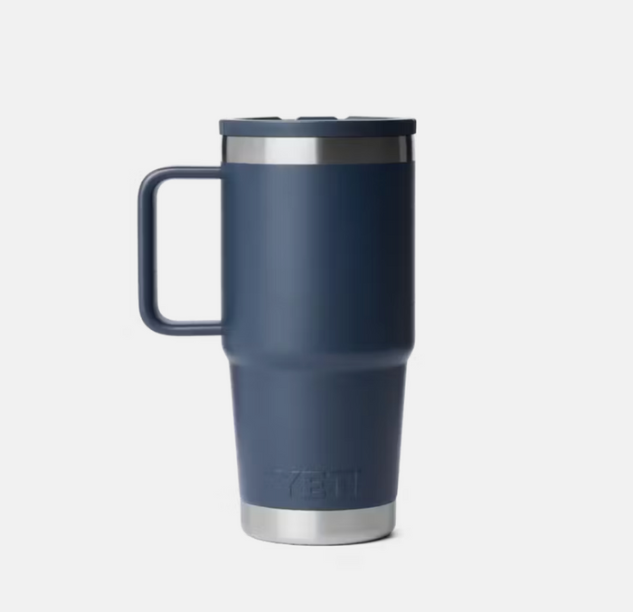 Yeti Rambler 20 oz Straw Travel Mug Navy