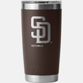 Yeti San Diego Padres MLB Brown Rambler 20oz Tumbler