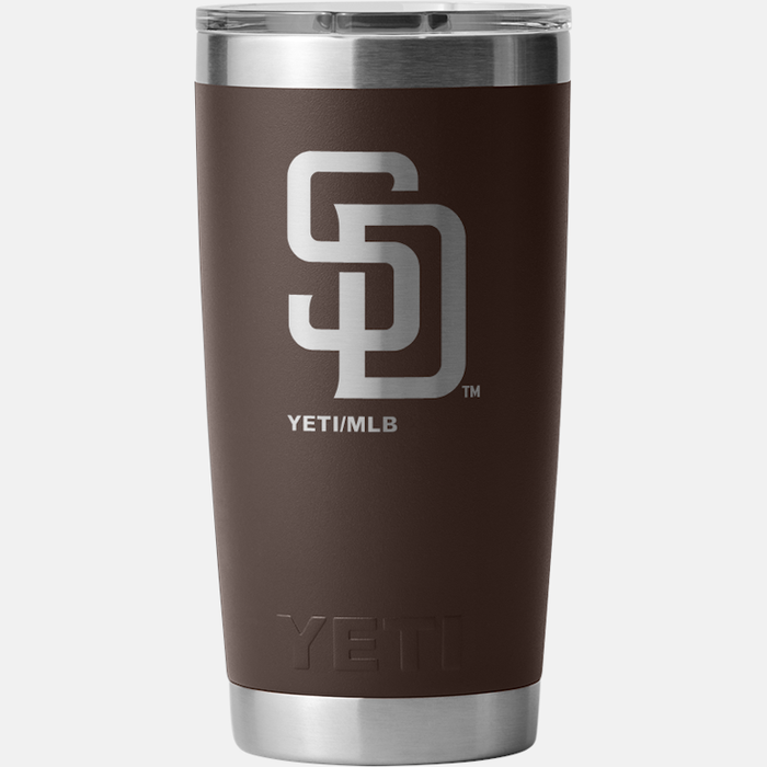 Yeti San Diego Padres MLB Brown Rambler 20oz Tumbler