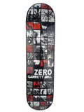 Zero Garrett Hill Collage Graphic Black White Red Size 7.75 Skateboard Deck