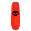 Zero Windsor James Shape Single Skull Hand-Painted Orange/Black 8.5 Skateboard Deck